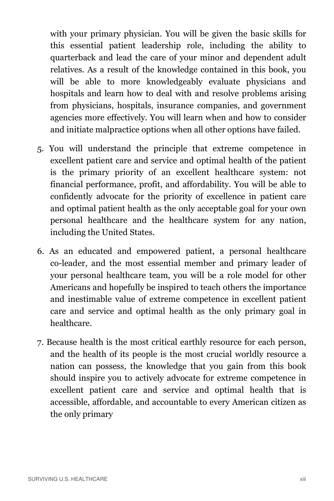 Surviving U.S. Healthcare, preview page 5 of 18