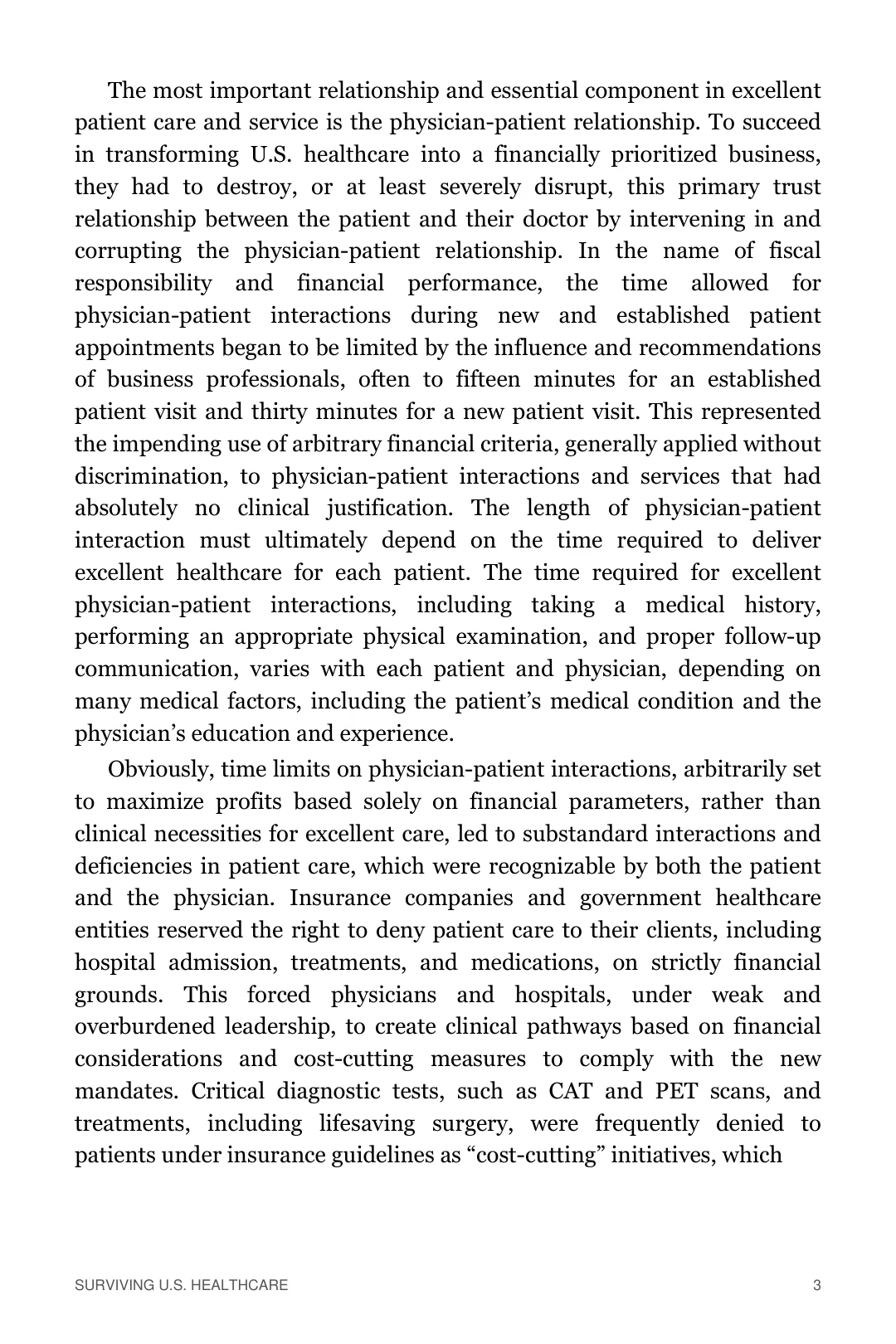 Surviving U.S. Healthcare, preview page 9 of 18