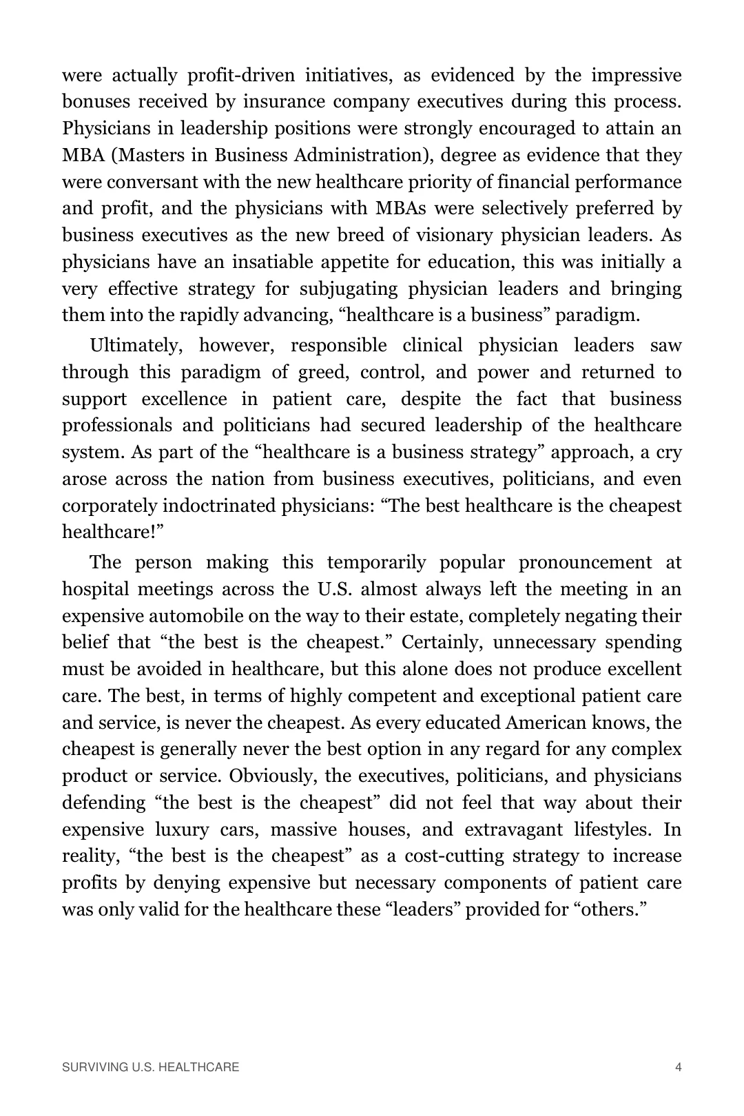 Surviving U.S. Healthcare, preview page 10 of 18