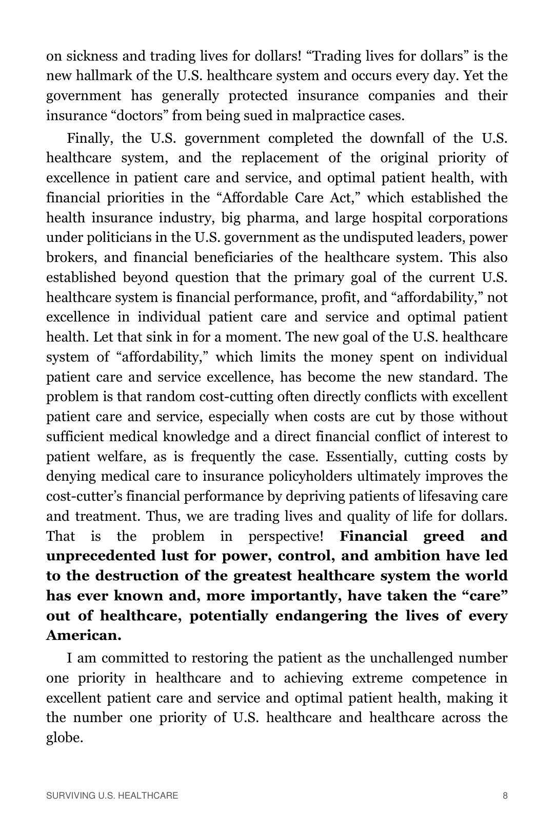 Surviving U.S. Healthcare, preview page 14 of 18